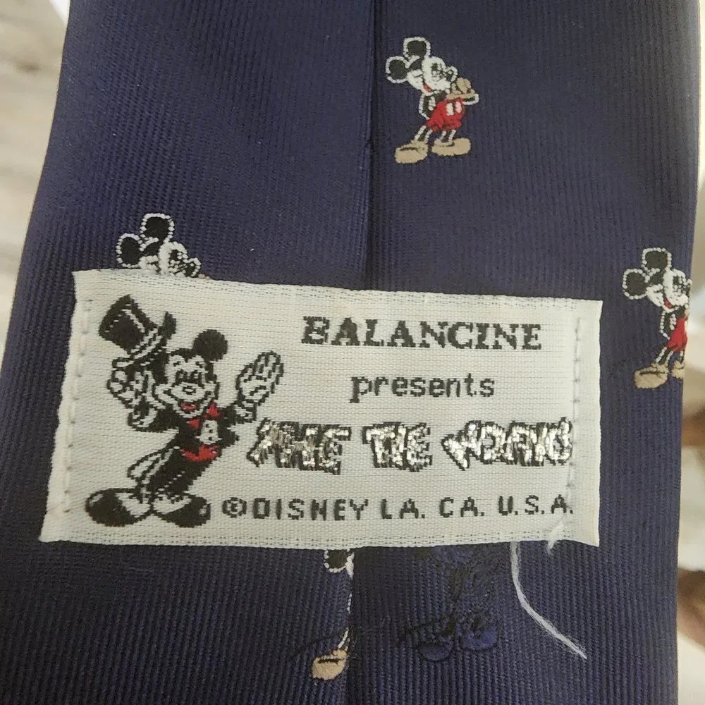 DISNEY (VINTAGE) MICKEY MOUSE TIE